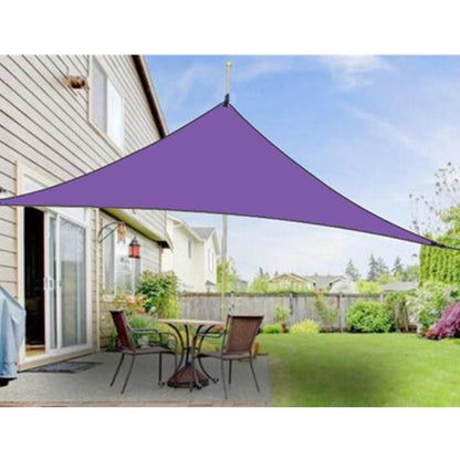 ม่านบังแดดกลางแจ้งสามเหลี่ยม Sky Screen หลังคาป้องกันแสงแดดแบบเรียบง่าย, 3X3X3M, 4X4X4M, 6X6X6M
