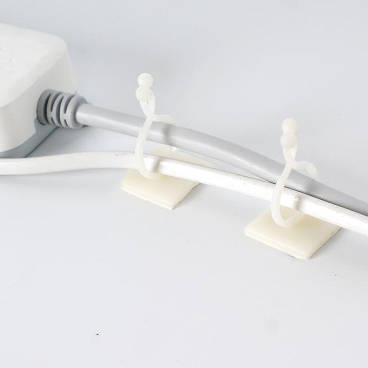 10 ชิ้น Lulu ปีนกำแพงผู้ให้บริการเถาปีนกำแพงติดตะขอ, 10pcs Small (White), 10pcs Medium (White), 10pcs Large (White)
