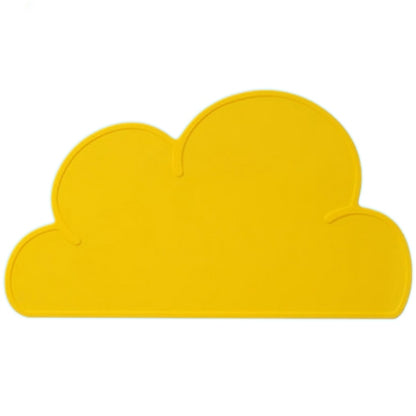 เด็ก Cloud ซิลิโคน Placemat กันน้ำป้องกันสิ่งแวดล้อมนักเรียนตาราง Mat, White, Black, Yellow, Blue, Green, Light Pink, Dark Gray, Light Blue, Light Green, Light Gray, Dark  Pink