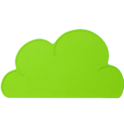เด็ก Cloud ซิลิโคน Placemat กันน้ำป้องกันสิ่งแวดล้อมนักเรียนตาราง Mat, White, Black, Yellow, Blue, Green, Light Pink, Dark Gray, Light Blue, Light Green, Light Gray, Dark  Pink