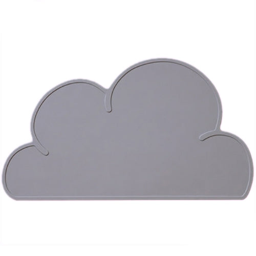 เด็ก Cloud ซิลิโคน Placemat กันน้ำป้องกันสิ่งแวดล้อมนักเรียนตาราง Mat, White, Black, Yellow, Blue, Green, Light Pink, Dark Gray, Light Blue, Light Green, Light Gray, Dark  Pink