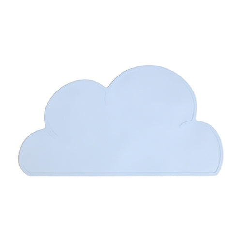 เด็ก Cloud ซิลิโคน Placemat กันน้ำป้องกันสิ่งแวดล้อมนักเรียนตาราง Mat, White, Black, Yellow, Blue, Green, Light Pink, Dark Gray, Light Blue, Light Green, Light Gray, Dark  Pink