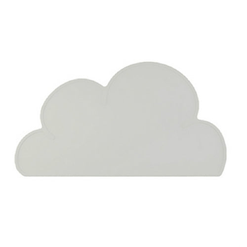 เด็ก Cloud ซิลิโคน Placemat กันน้ำป้องกันสิ่งแวดล้อมนักเรียนตาราง Mat, White, Black, Yellow, Blue, Green, Light Pink, Dark Gray, Light Blue, Light Green, Light Gray, Dark  Pink