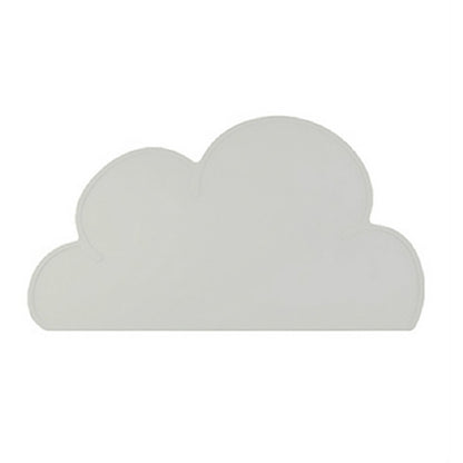 เด็ก Cloud ซิลิโคน Placemat กันน้ำป้องกันสิ่งแวดล้อมนักเรียนตาราง Mat, White, Black, Yellow, Blue, Green, Light Pink, Dark Gray, Light Blue, Light Green, Light Gray, Dark  Pink