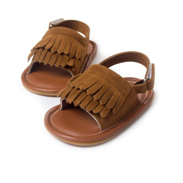 รองเท้าแตะเด็ก PU Fringed แฟชั่นลำลอง, 11cm/76g, 12cm/83g, 13cm/93g