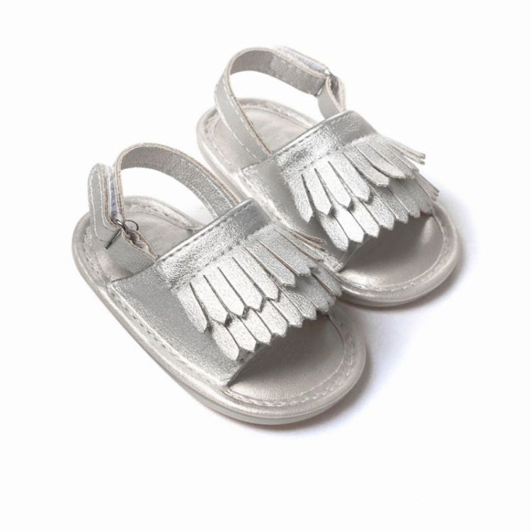 รองเท้าแตะเด็ก PU Fringed แฟชั่นลำลอง, 11cm/76g, 12cm/83g, 13cm/93g
