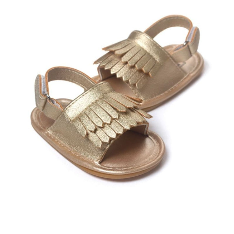 รองเท้าแตะเด็ก PU Fringed แฟชั่นลำลอง, 11cm/76g, 12cm/83g, 13cm/93g