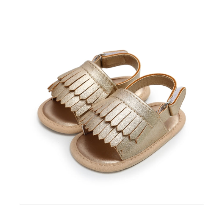 รองเท้าแตะเด็ก PU Fringed แฟชั่นลำลอง, 11cm/76g, 12cm/83g, 13cm/93g