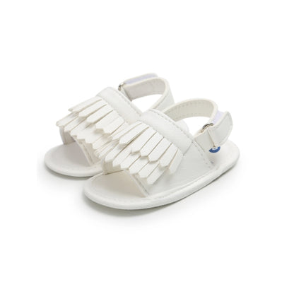 รองเท้าแตะเด็ก PU Fringed แฟชั่นลำลอง, 11cm/76g, 12cm/83g, 13cm/93g
