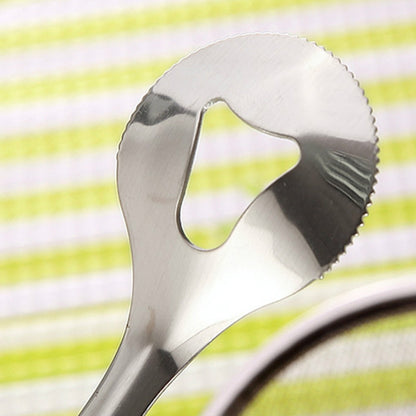 ช้อนตะแกรงระบายน้ำอาหารทอดสแตนเลสพร้อมคลิปหนีบ, Net Spoon with Clip