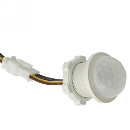 ในร่ม กลางแจ้ง แสงอินฟราเรด เซนเซอร์ตรวจจับการเคลื่อนไหว หน่วงเวลา PIR สวิตช์ LED Sensitive Night Lamp, AC 220V