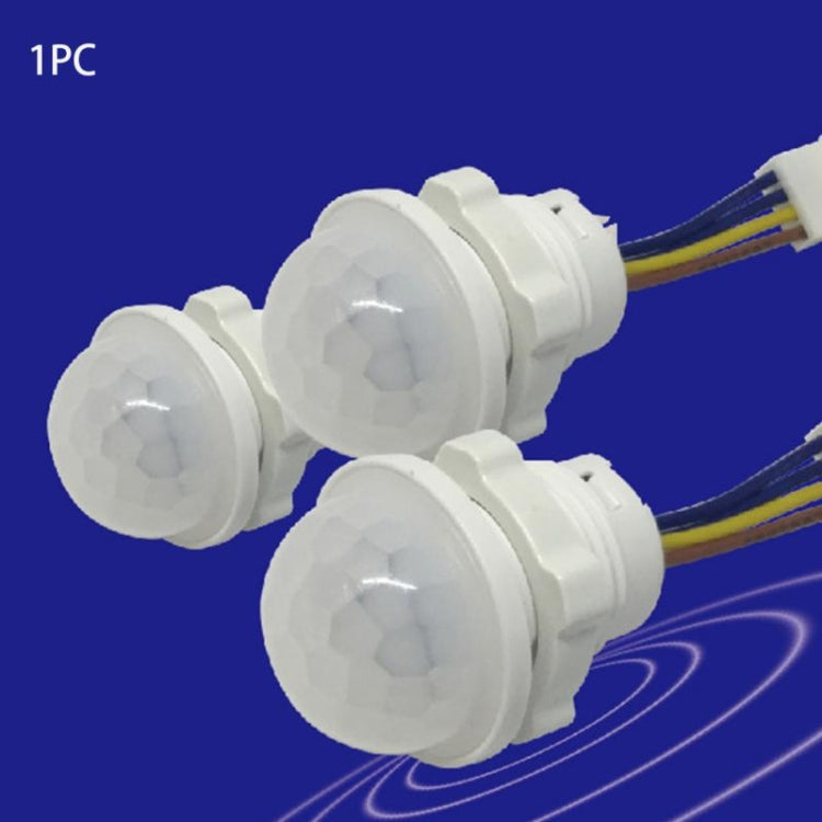 ในร่ม กลางแจ้ง แสงอินฟราเรด เซนเซอร์ตรวจจับการเคลื่อนไหว หน่วงเวลา PIR สวิตช์ LED Sensitive Night Lamp, AC 220V