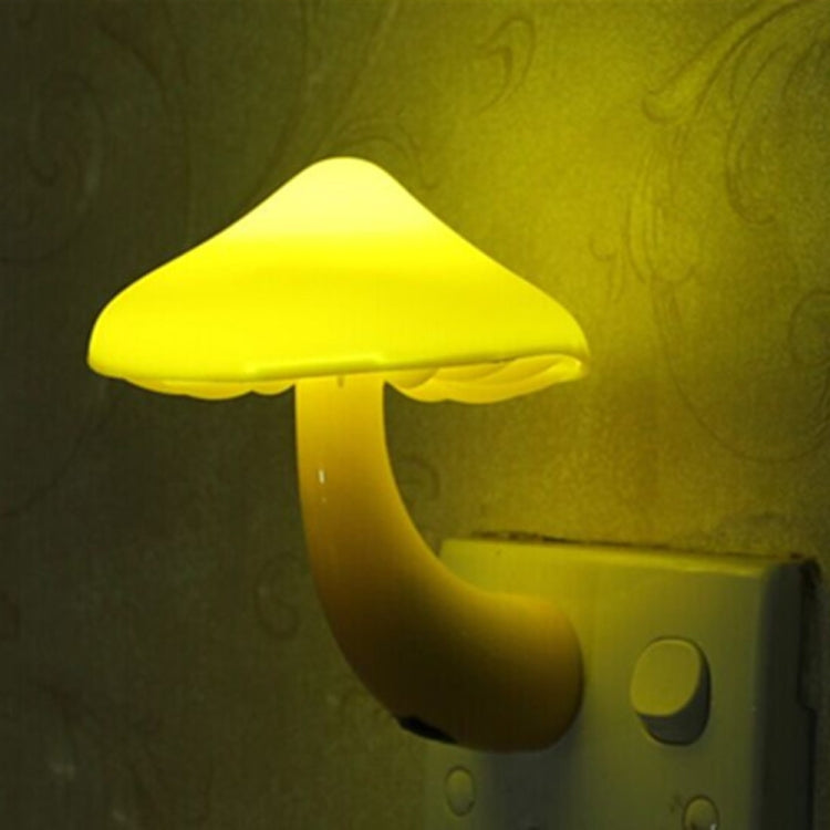 เห็ดผนังซ็อกเก็ตโคมไฟควบคุมแสงเซนเซอร์ Night Light ห้องนอนตกแต่งบ้าน, US Plug
