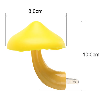 เห็ดผนังซ็อกเก็ตโคมไฟควบคุมแสงเซนเซอร์ Night Light ห้องนอนตกแต่งบ้าน, US Plug