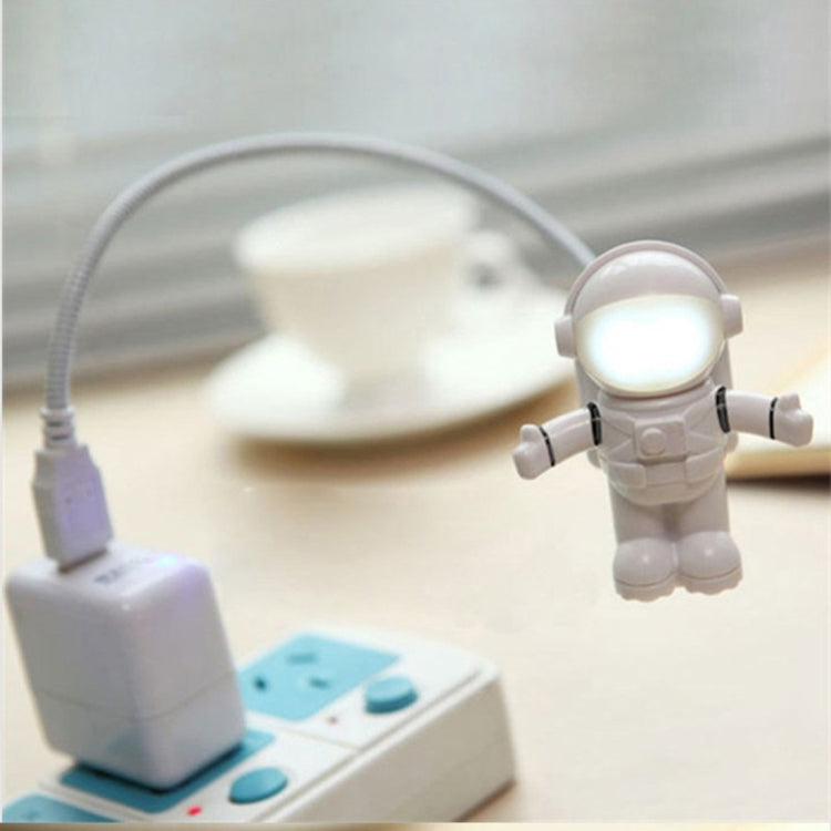 Cool New Astronaut Spaceman USB LED โคมไฟตั้งโต๊ะแบบปรับได้ไฟกลางคืนสำหรับคอมพิวเตอร์พีซี