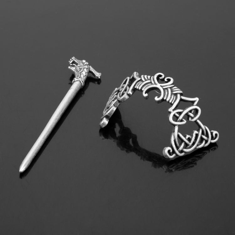 ขนาดใหญ่เซลติกส์ Knots Crown Hairpins เครื่องประดับ Vintage ไวกิ้ง Runes ผู้หญิงสาว Hairpin คลิปผม Stick สไลด์อุปกรณ์เสริม