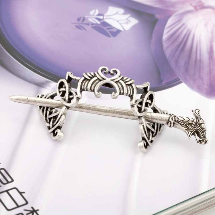 ขนาดใหญ่เซลติกส์ Knots Crown Hairpins เครื่องประดับ Vintage ไวกิ้ง Runes ผู้หญิงสาว Hairpin คลิปผม Stick สไลด์อุปกรณ์เสริม