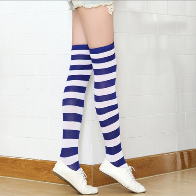 ถุงน่องเด็กลายทางสีถุงเท้าต้นขาญี่ปุ่น, One Size