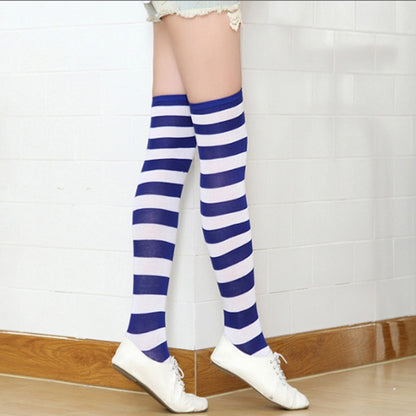ถุงน่องเด็กลายทางสีถุงเท้าต้นขาญี่ปุ่น, One Size