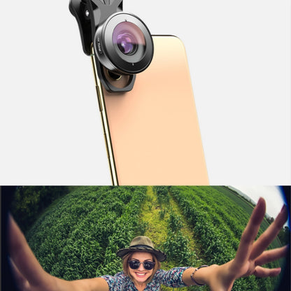 APEXEL APL-HB195 195 Degrees Fisheye Professional HD เลนส์ภายนอกสำหรับโทรศัพท์มือถือภายนอก, 195 Degrees Fisheye