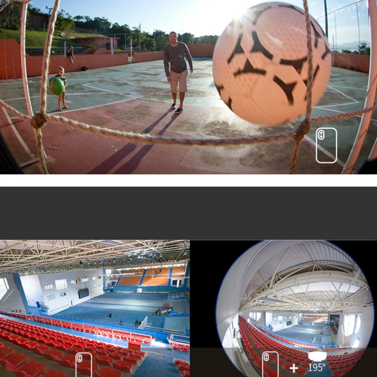 APEXEL APL-HB195 195 Degrees Fisheye Professional HD เลนส์ภายนอกสำหรับโทรศัพท์มือถือภายนอก, 195 Degrees Fisheye