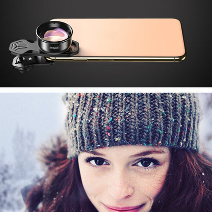 APEXEL APL-HB2X 2X เลนส์เทเลโฟโต้แบบขยาย Professional HD External Mobile Phone Universal Lens, 2X Telephoto