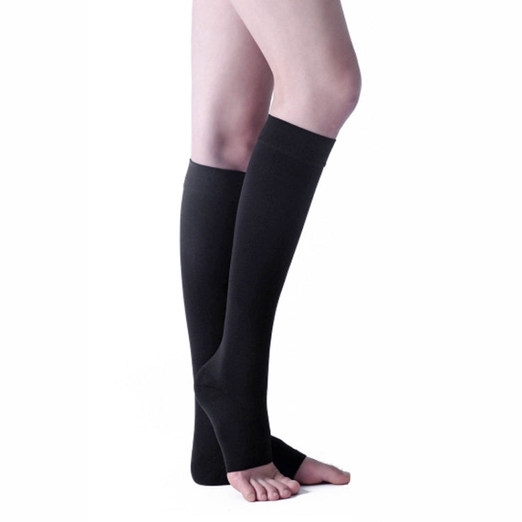 Unisex Medical Shaping ถุงเท้ายืดหยุ่นรองหลอดการบีบอัดถุงน่องเส้นเลือดขอดทางการแพทย์, L
