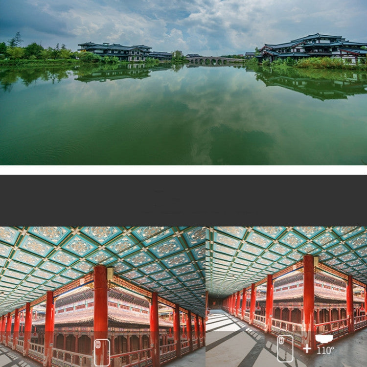 APEXEL APL-HB110 110 Degrees Wide Angle Professional HD External Mobile Phone Universal เลนส์, 110 Degrees Wide Angle