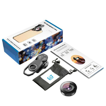 APEXEL APL-HB110 110 Degrees Wide Angle Professional HD External Mobile Phone Universal เลนส์, 110 Degrees Wide Angle