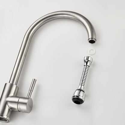 360 องศาหมุนอุปกรณ์ครัวยาวน้ำ Bubbler กรองน้ำประหยัดเครื่องเติมอากาศหัวฉีดแตะ, Long Water Bubbler Filter