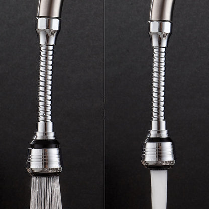 360 องศาหมุนอุปกรณ์ครัวยาวน้ำ Bubbler กรองน้ำประหยัดเครื่องเติมอากาศหัวฉีดแตะ, Long Water Bubbler Filter