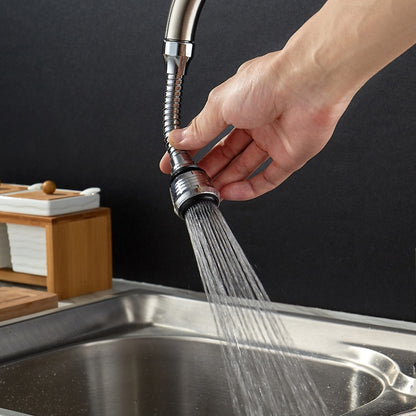 360 องศาหมุนอุปกรณ์ครัวยาวน้ำ Bubbler กรองน้ำประหยัดเครื่องเติมอากาศหัวฉีดแตะ, Long Water Bubbler Filter