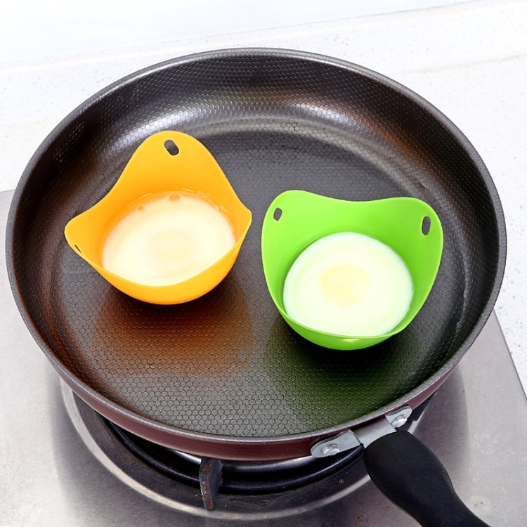 3 PCS ซิลิโคนไข่หม้อหุงไข่วงเล็บเครื่องมือห้องครัวแพนเค้กเครื่องครัว Bakeware ไอน้ำไข่แผ่นถาด, Green, Red, 4 pieces of steamed egg