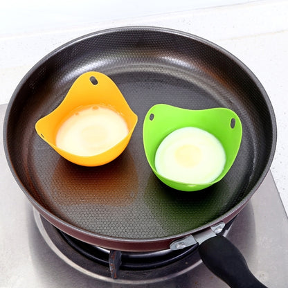 3 PCS ซิลิโคนไข่หม้อหุงไข่วงเล็บเครื่องมือห้องครัวแพนเค้กเครื่องครัว Bakeware ไอน้ำไข่แผ่นถาด, Green, Red, 4 pieces of steamed egg