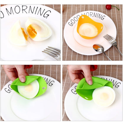 3 PCS ซิลิโคนไข่หม้อหุงไข่วงเล็บเครื่องมือห้องครัวแพนเค้กเครื่องครัว Bakeware ไอน้ำไข่แผ่นถาด, Green, Red, 4 pieces of steamed egg