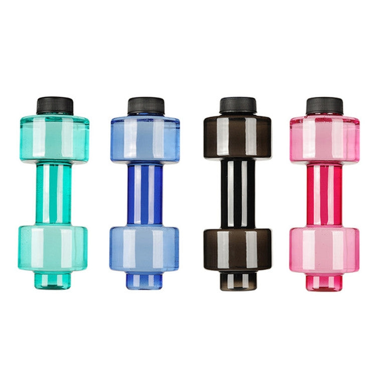 2 PCS 550ML ถ้วยดัมเบลฟิตเนสกีฬาขวดพลาสติกบุคลิกภาพถ้วย