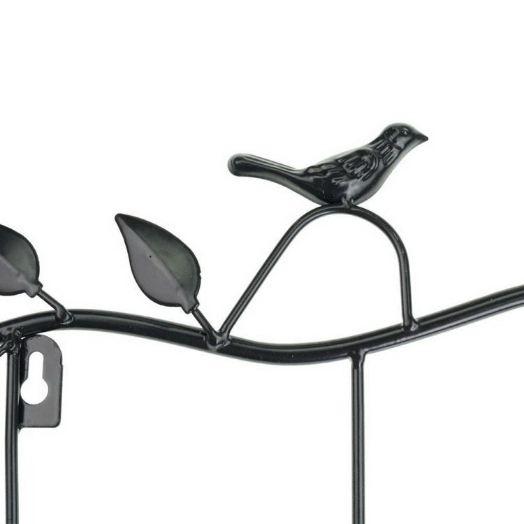 2 ชิ้น Wrought Iron Birds รูปแบบตกแต่งตะขอเสื้อผ้าที่เรียบง่าย