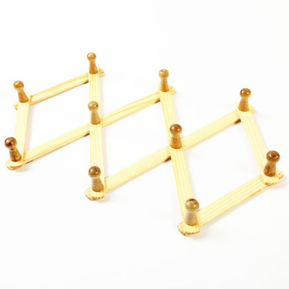 ไม้แขวนผนังพับได้ราวแขวนเสื้อราวตากผ้า, Coat Rack Drying Rack