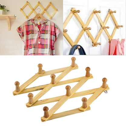 ไม้แขวนผนังพับได้ราวแขวนเสื้อราวตากผ้า, Coat Rack Drying Rack