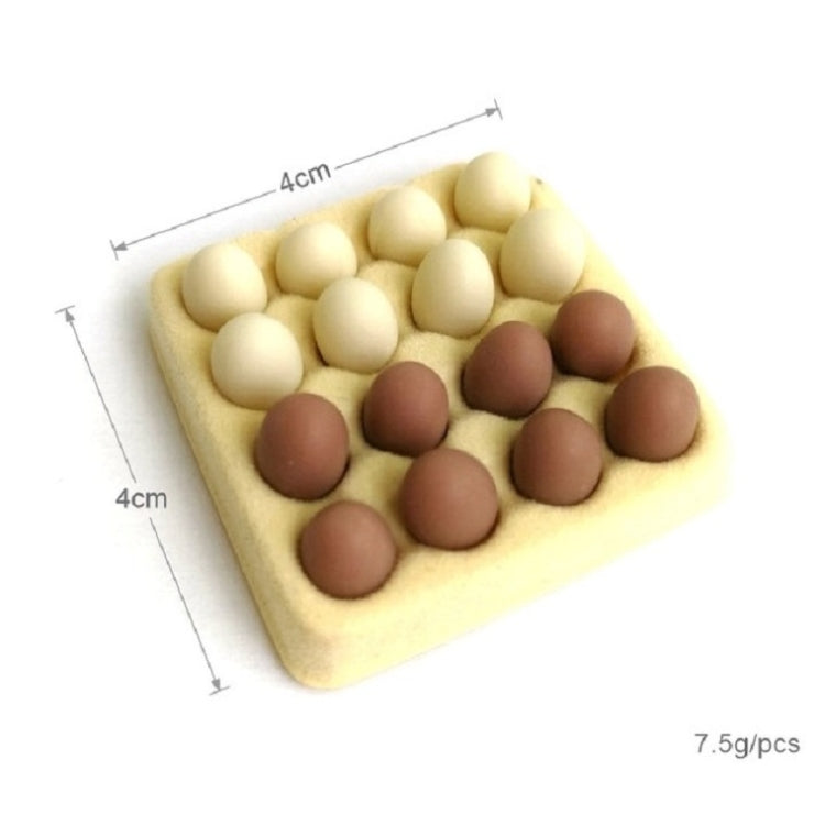 กล่องไข่จิ๋วบ้านตุ๊กตาพร้อมของเล่นโมเดลไข่ 16 ฟอง, Mini Egg Box