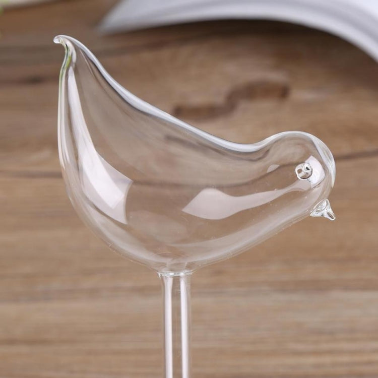 Bird Shape Flower Plant อุปกรณ์รดน้ำอัตโนมัติแก้วใสรดน้ำกระป๋อง, Bird Shape Watering Device