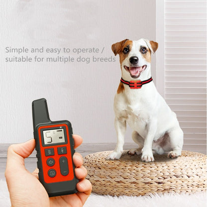 500 เมตรสุนัขการฝึกอบรม Bark Stopper รีโมทคอนโทรลไฟฟ้า Shock ปลอกคออิเล็กทรอนิกส์กันน้ำ