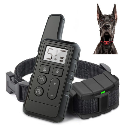500 เมตรสุนัขการฝึกอบรม Bark Stopper รีโมทคอนโทรลไฟฟ้า Shock ปลอกคออิเล็กทรอนิกส์กันน้ำ
