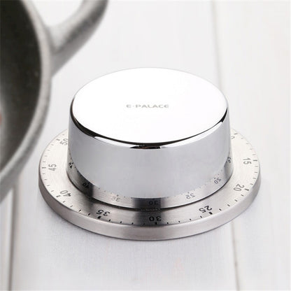 E-PALACE Magnet Timer Kitchen Stainless Steel Timer Creative Alarm Clock เชิงกล เตือนความจำ นับถอยหลัง Pomodoro, E-PALACE Magnet Timer