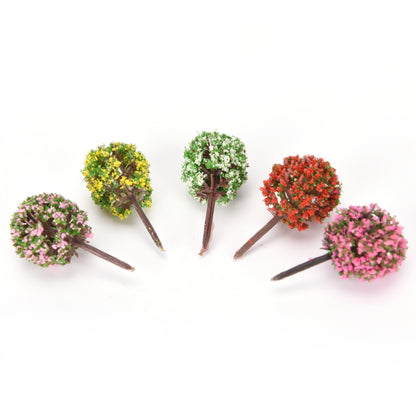 3 PCS ต้นไม้ประดิษฐ์ขนาดเล็กสวนตกแต่งบ้านจัดส่งสีแบบสุ่ม, Artificial Tree Decoration