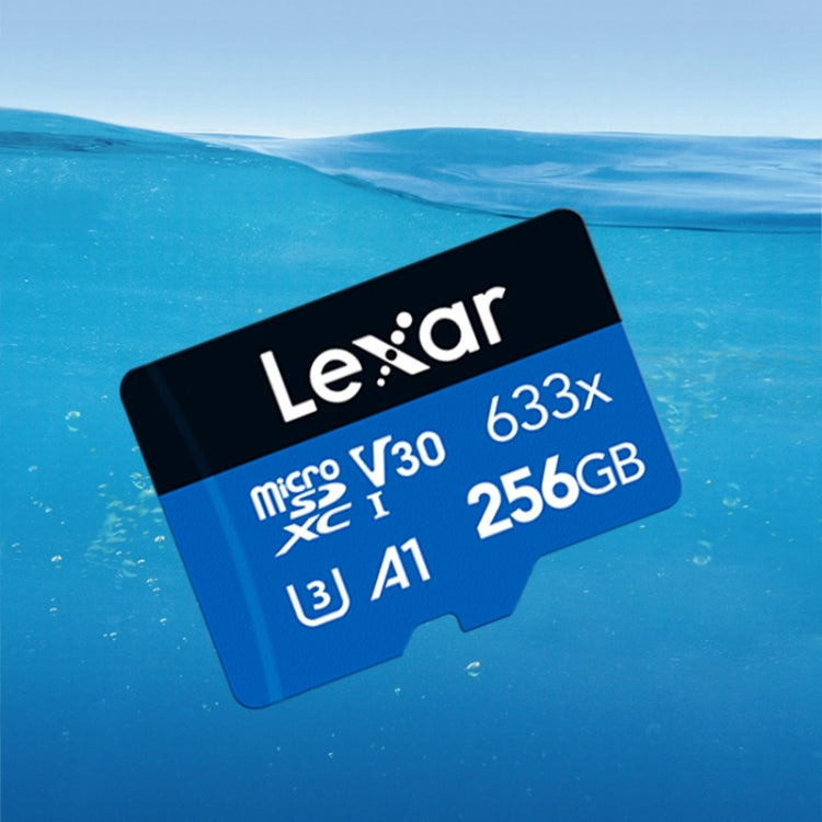 Lexar 633x256GB โทรศัพท์มือถือความเร็วสูงกล้องหน่วยความจำ TF Card Switch Expansion Driving Recorder Dedicated Storage Flash Memory Card, 256GB