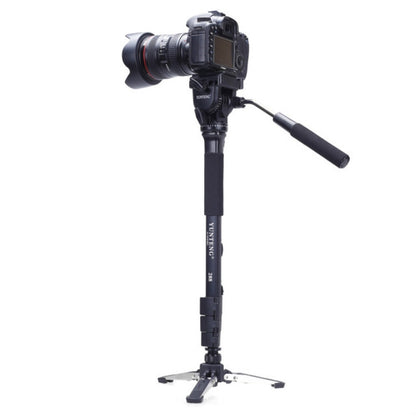 YUNTENG VCT-288RM กล้อง SLR กล้อง Monopod รองรับเท้าหัวไฮดรอลิกขาตั้งถ่ายภาพระดับมืออาชีพ, ความสูงสูงสุด: 1.48 ม., VCT-288RM