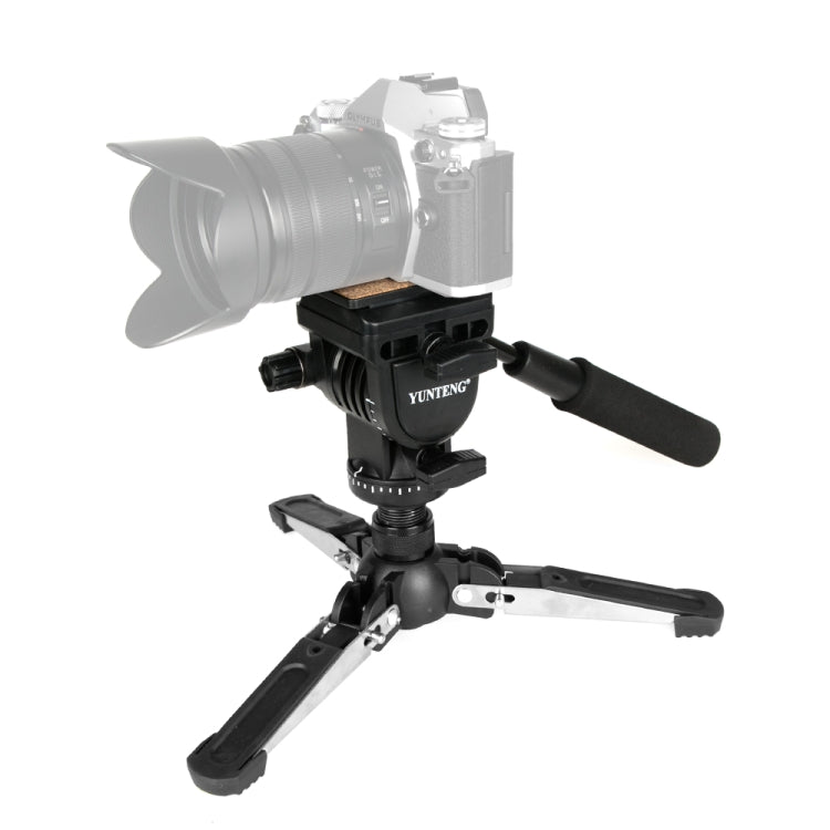 YUNTENG VCT-288RM กล้อง SLR กล้อง Monopod รองรับเท้าหัวไฮดรอลิกขาตั้งถ่ายภาพระดับมืออาชีพ, ความสูงสูงสุด: 1.48 ม., VCT-288RM