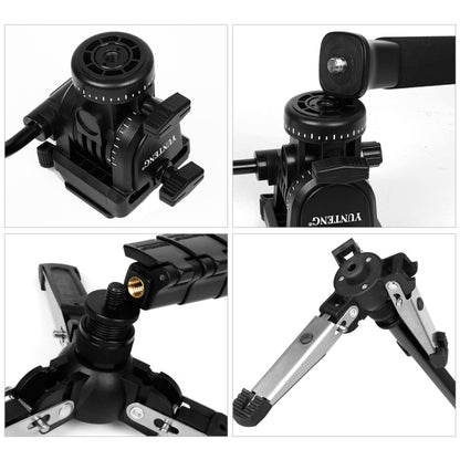 YUNTENG VCT-288RM กล้อง SLR กล้อง Monopod รองรับเท้าหัวไฮดรอลิกขาตั้งถ่ายภาพระดับมืออาชีพ, ความสูงสูงสุด: 1.48 ม., VCT-288RM