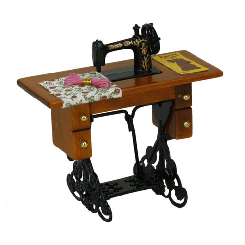 จักรเย็บผ้าขนาดเล็กของเล่นโมเดลฉากตกแต่งบ้านตุ๊กตา, Sewing Machine